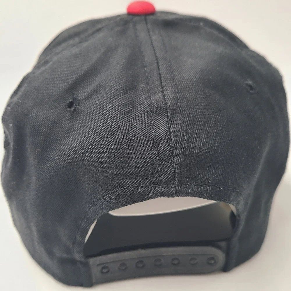 Vintage Chicago Bulls Hat Snapback‎ The G Cap Black Red NBA Basketball 90s Men